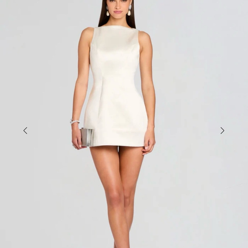 Retrofete Livie White Mini Dress